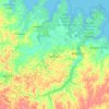 Mapa topográfico Tracuateua, altitude, relevo