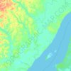 Mapa topográfico Itaubal, altitude, relevo