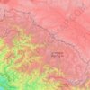 Mapa topográfico Karnali, altitude, relevo