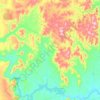 Mapa topográfico Brejo Novo, altitude, relevo