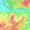 Mapa topográfico Blainville-sur-l'Eau, altitude, relevo