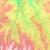 Mapa topográfico Brasnorte, altitude, relevo
