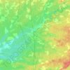 Mapa topográfico Salbris, altitude, relevo