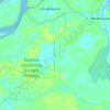 Mapa topográfico Areias, altitude, relevo
