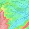 Mapa topográfico 54350, altitude, relevo