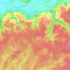 Mapa topográfico Étrepigney, altitude, relevo