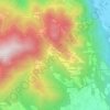 Mapa topográfico Valgioie, altitude, relevo