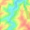 Mapa topográfico Bantouzelle, altitude, relevo