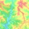 Mapa topográfico Lamenha Pequena, altitude, relevo