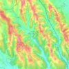 Mapa topográfico Sankt Josef, altitude, relevo