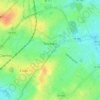 Mapa topográfico Roubaix, altitude, relevo