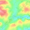 Mapa topográfico Rudston, altitude, relevo