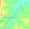 Mapa topográfico São Luís do Curu, altitude, relevo