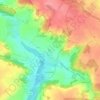 Mapa topográfico Sagy, altitude, relevo