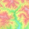Mapa topográfico Dharapani, altitude, relevo
