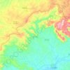 Mapa topográfico Quixaba, altitude, relevo