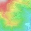 Mapa topográfico Porri, altitude, relevo