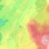 Mapa topográfico Voires, altitude, relevo