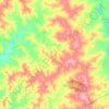 Mapa topográfico Kingsley, altitude, relevo