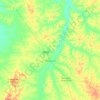 Mapa topográfico Maracaçumé, altitude, relevo