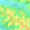 Mapa topográfico Chaumergy, altitude, relevo