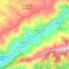 Mapa topográfico Penalva de Alva, altitude, relevo