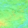 Mapa topográfico Ranst, altitude, relevo
