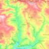 Mapa topográfico Soeira, Fresulfe e Mofreita, altitude, relevo