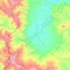 Mapa topográfico دهستان مرگور, altitude, relevo