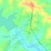 Mapa topográfico Nova Santa Cruz, altitude, relevo