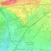 Mapa topográfico Arcore, altitude, relevo