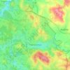 Mapa topográfico Théminettes, altitude, relevo