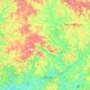 Mapa topográfico Ritápolis, altitude, relevo