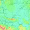 Mapa topográfico Војводина, altitude, relevo