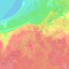 Mapa topográfico Лава, altitude, relevo