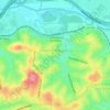 Mapa topográfico Ermelino Matarazzo, altitude, relevo