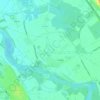 Mapa topográfico Ondes, altitude, relevo