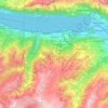 Mapa topográfico Quarten, altitude, relevo