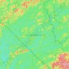 Mapa topográfico Zec Capitachouane, altitude, relevo
