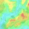 Mapa topográfico Tincey-et-Pontrebeau, altitude, relevo