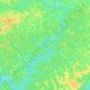 Mapa topográfico Pangar, altitude, relevo