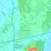 Mapa topográfico Sainte-Julie, altitude, relevo