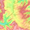Mapa topográfico Erneville-aux-Bois, altitude, relevo
