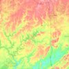 Mapa topográfico Lewis Smith Lake, altitude, relevo