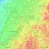 Mapa topográfico Rivière Saint-François, altitude, relevo