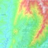Mapa topográfico São José da Pedra Menina, altitude, relevo