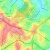 Mapa topográfico Califórnia, altitude, relevo