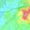 Mapa topográfico Ruivães, altitude, relevo