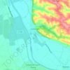 Mapa topográfico Corbarieu, altitude, relevo