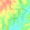 Mapa topográfico Bedford, altitude, relevo